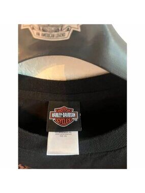 Men's Harley-Davidson Nags Head Black T-Shirt Size XXL 100% Cotton Graphic TShir